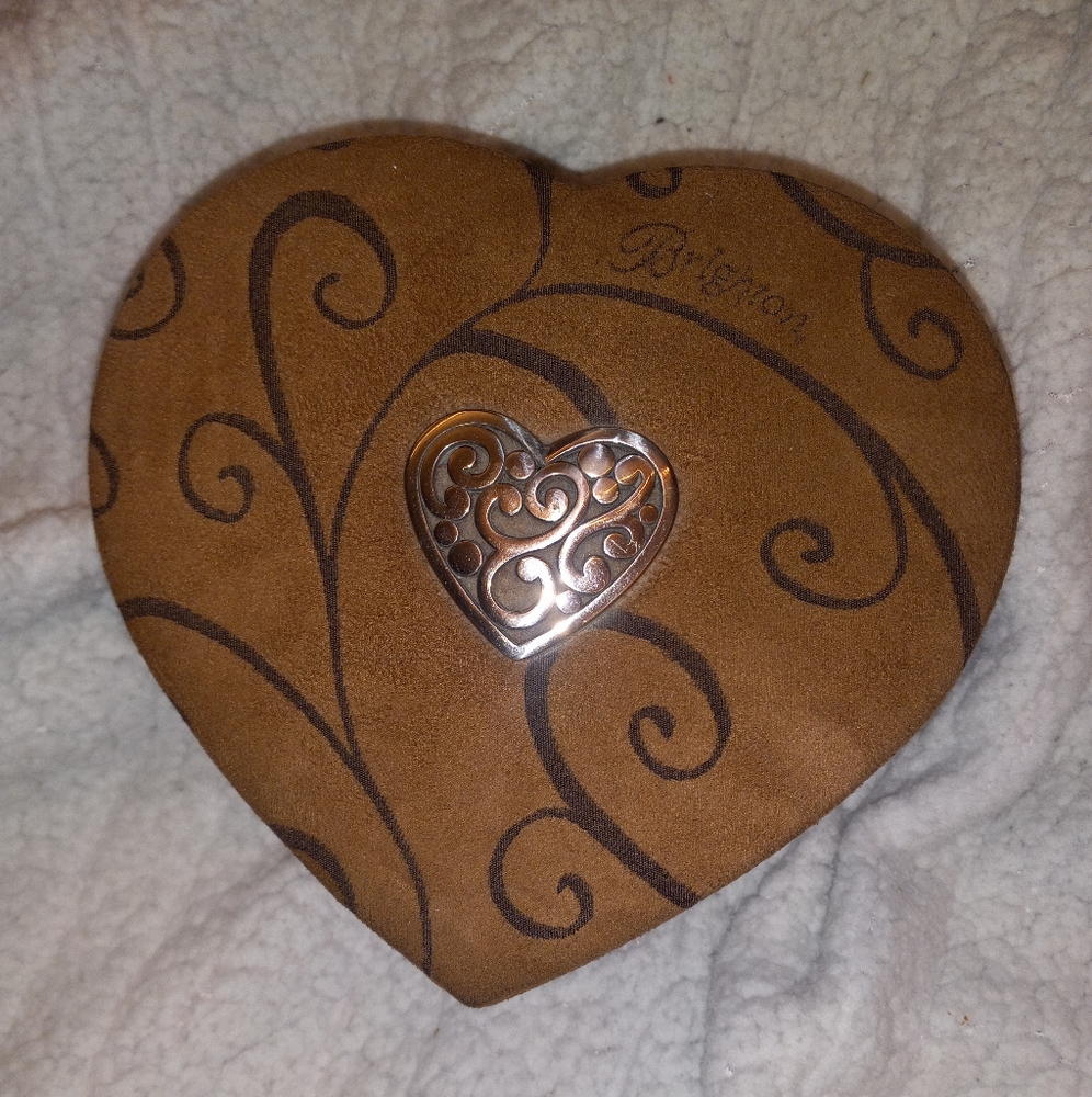 Brighton Heart Shaped "Fill Your Heart" jewelry box